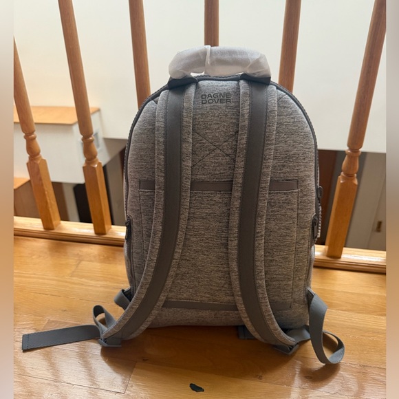 Dagne Dover Dakota Large Neoprene Backpack Heather Grey NWT Laptop Travel Bag - Picture 9 of 12